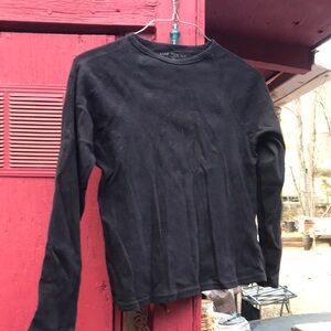 Black Long Sleeve Men's Shirt